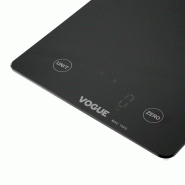Balance digitale rectangulaire noire 10kg | Vogue - FS488_1