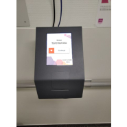 Borne de gestion file d'attente Flexhome 8 pouces, équipée d'une imprimante ticket._1