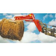 Ms160g - manipulateur surélévateur pour balles rondes ou bottes cubiques - altec - capacité : 600 kg_1