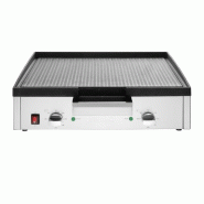Plancha électrique lisse en FONTE - L 615 mm | Buffalo - HT762_1