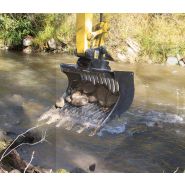 VS 92GD Excavator - Godet Squelette General Duty Cangini - 1200 mm - Lame HB400 et dents DC/DTE_1