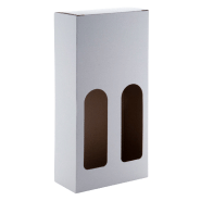 Boîte à vin en carton ondulé - impression quadri sur mesure - pour deux bouteilles de 0,75L_1