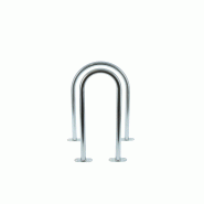 Épingle à vélo galvanisé avec platine - H 690 × Ø 40 mm - 500_1