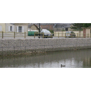 Gabion STONEBOX - Aménagement hydraulique - Boîte fermée rigide avec revêtement Crapal Premium® et formats standards variés_1
