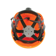 Casque de chantier style alpiniste CH-300 (Orange) - Ultra léger, PEHD haute densité - Réf : PTC10_1
