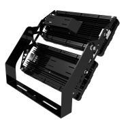 Éclairage LED extérieur avec modules rotatifs pour uniformité lumineuse
