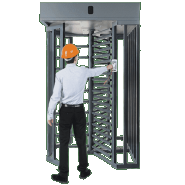 Tourniquet tambour Defender TTSFHKS - contrôle bidirectionnel pour accès chantier, usine, parc de loisirs et zone industrielle_1