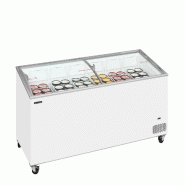 Congélateur vitré de crème glacée IC501SCEB (427 / 398) blanc TEFCOLD_1