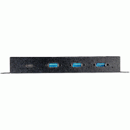 Hub USB C 4 ports 10Gbps - Hub USB Type-C industriel en métal avec 3xUSB-A & 1xUSB-C - Protection ES_1