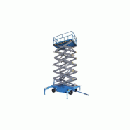 Nacelle à ciseaux mobile SJY - 500KG x 14M/DC avec batterie et plateforme 2850x1500mm_1