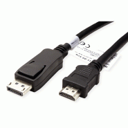 VALUE Câble DisplayPort DP - HDTV, M/M, noir, 1,5 m_1