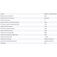 266269W - Rayonnage pour palettes PR 18.25 - 4 palettes EURO ou 2 palettes chimie - Élément extensible_1