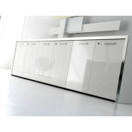 Armoire haute en aluminium à portes battantes - CONTENITORI - Ref : M872_1