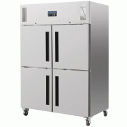 Armoire réfrigérée négative double Inox GN 2/1 - 4 portillons - Série G - 1200L | Polar - CW196_1