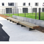 Banquette KASTEL bois et acier galva_1