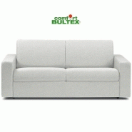 Canapé convertible express CRÉPUSCULE - Matelas Comfort BULTEX® 120cm - Revêtement polyuréthane blanc - Fabrication italienne_1