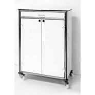 Meubles de laboratoire sur mesure avec panneaux ou tablettes en Trespa - finition en acier inox 304L et options personnalisées_1