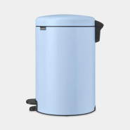 Poubelle à pédale NewIcon 20 litres - Dreamy Blue - Brabantia - Design intemporel - Anti-odeurs - Base antidérapante_1