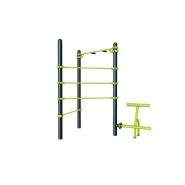 Station Combo 3-8 - Barre traction poignée, Espalier, Barre de pompe, Lombaires_1