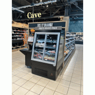 Vitrine réfrigérée semi-verticale MILANO à portes coulissantes - EORI-SVP-937, 937 x 900 x 1600 mm, 3+ base, LED, positif_1