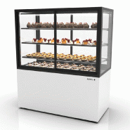 Vitrine réfrigérée INTEGRA sur base - 1200 mm - 4 niveaux - H1400 mm - IN120/80-140 | Sayl Barcelona - Accès avant et arrière_1