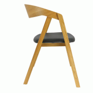 Fauteuil restaurant moderne Aluze - NATUREL_1