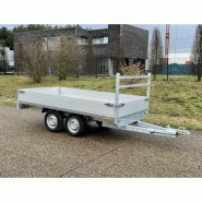Remorques plateau 360 x 186 cm avec ridelle détachable - 40 cm, Oui, 1800_1