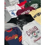 Lots de sweat-shirt universitaires petits et gros logos vintage us