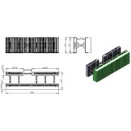 Coffrage isolant angle T-long - Reverbloc - Épaisseur 34cm - R = 5.38_1