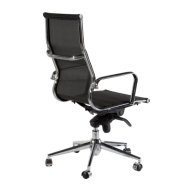 Fauteuil de Direction ARIANE - Résille Noir ou Blanc - Haut Dossier - Référence 7645 FR206 - Oscillant 4 positions_1