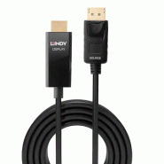 LINDY 2m Active DisplayPort to HDMI Adapter Cable with_1