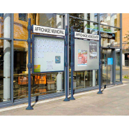 Panneau d'affichage libre City - Réf : 591010.Gpro - Aluminium moulé et tôles galvanisées_1