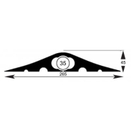 Protège câbles 1 canal - VOLGA 35_1