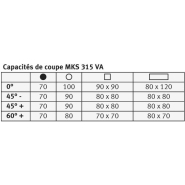Scie circulaire verticale Metallkraft MKS 315 VA - 3624315_1
