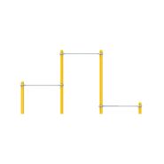 Barres Mix - HER-10 - Pour tractions et pompes - Entraînement Street Workout_1