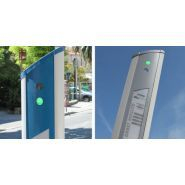 Borne de stationnement arrêt-minute - simple ou double place - TTS Trafic Technologie Système - détection électromagnétique et alimentation basse tension_1