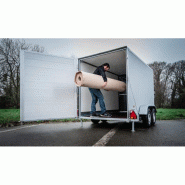 FOURGON 230x135x157 non freiné PTAC :  750 kg Porte pont de série_1