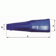 Dents de godet adaptables Feurst - Référence 6Y 0359, 11.70 kg, dimensions précises_1