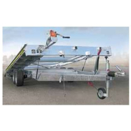 Remorque porte-voiture à roues dessous avec option roue de secours et support, PTC 2000 kg - ECIM - PV PRO 200_1