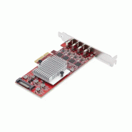 Carte PCIe USB-C 4 Ports, USB 3.2 10 Gbit/s, Carte d'Extension PCI Express USB-C, 4 Contrôleurs USB_1
