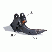 Dent de ripper en Hardox 400 pour terrains durs et rocheux - Adaptation pelles 12,5 à 100 tonnes_1