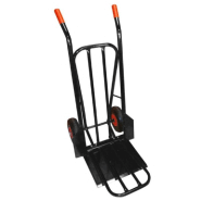 Diable de chantier professionnel - charges lourdes - roues increvables en PU - ø 260mm_1