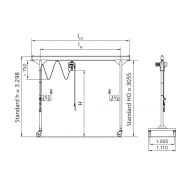 Portique de levage EVP-KBK - Demag Cranes & Components SAS - Capacité 250 à 500 kg_1