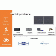 Portail battant persienne - 4500 / 1800_1