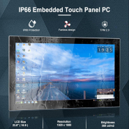 Panel PC industriel fanless 23,8 pouces Full HD Intel® Celeron® J1900 - EVI-J024WAC pour HMI et supervision_1