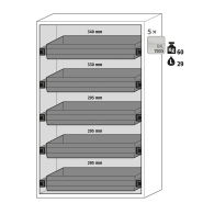 Armoire de sécurité S-CLASSIC-90 modèle S90.196.120.WDAS - Réf 30116-002-33725 - Type 90 pour substances inflammables_1