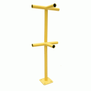 Barrière modulaire en acier - extension longueur 200mm - mâle/femelle - Poteau 3 côtés_1