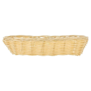 Corbeille effet osier 23x9x5cm polypropylène - par 12_1