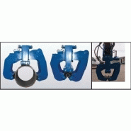 Pince de levage pour canalisations et poteaux - Diamètre 100 à 400 mm - Capacité 300 kg - Rotation ou tiltrotator_1