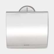 Porte-rouleau de papier hygiénique - Profile - Brilliant Steel - Fixation facile pour salle de bains humide_1